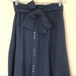 Navy Midi Eva Mendes with Belt